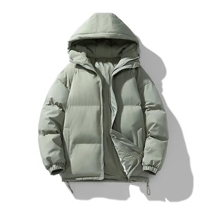 Manteau d'hiver chaud et long doudoune pour hommes Parka Fashion Casual Cotton Padded Windproof Coat - Product Image 5