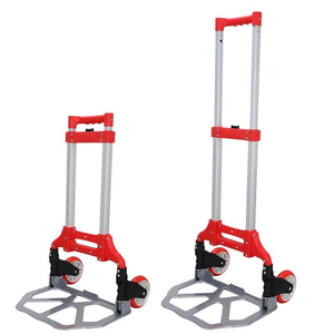 Carretilla de Mano Plegable Multifuncional de Aluminio, Fácil de Transportar, con Ruedas de Acero Inoxidable - Product Image 1