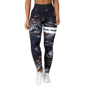 Mallas de Yoga elásticas de 4 vías para mujer, pantalones con estampado de sublimación de piel de serpiente, cintura alta, doble cepillado, ropa deportiva para Fitness - Product Image 1