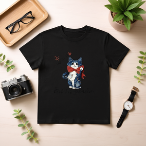 T-Shirt Unisex 100% Cotone 210GSM Stile Casual Aderente con Design Personalizzato Stampato Metodo di Stampa DTG - Product Image 3