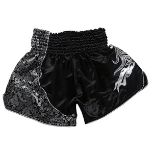 Vente directe d'usine Logo personnalisé femmes Muay Thai Shorts Sublimation Broderie Applique Meilleur prix Kickboxing Arts Martiaux Porter - Product Image 2