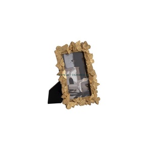 <b>Butterfly</b> Designer Gold Plated Unique New Arrival Handcrafted Brass Photo Frames Trending Best Selling Home Table Photo Frames - Product Image 1