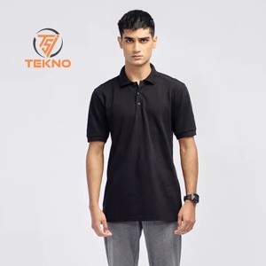 Venta al por mayor de alta calidad 100% algodón diseñadores Polo camisetas de talla grande para hombres Polo camisas para hombres con estilo personalizado bordado - Product Image 4