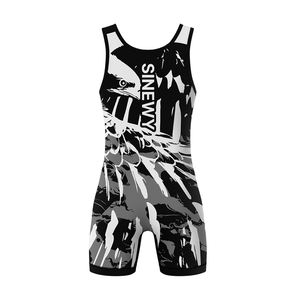 Singlet de lutte Uniforme de lutte à haute élasticité Singlets de lutte durables pour hommes et femmes - Product Image 2