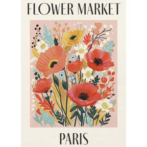 Producto con Patrón de Naturaleza Muerta del Mercado de Flores de París, Francia - Product Image 2