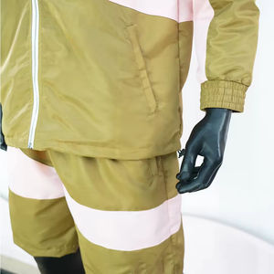 OEM <b>Wind</b> <b>Breaker</b> Sets Windproof Men Polyester Nylon Windbreaker Short Tracksuit Zipper Jackets and Shorts Two Piece Set - Product Image 5