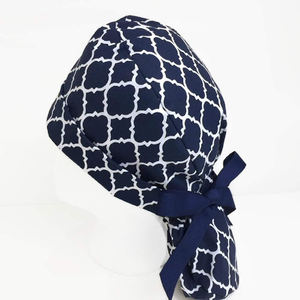 Casquettes chirurgicales médicales personnalisables de haute qualité Impression numérique Logo de transfert de chaleur Chapeau d'infirmière extensible doux Casquettes de gommage de docteur - Product Image 4