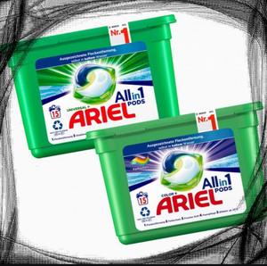 Ariel 3 en 1 Cápsulas de gel de lavado de Primavera de montaña/Ariel Todo en 1 Cápsula/Ariel 3 en 1 PODS para la venta a precio de descuento - Product Image 3