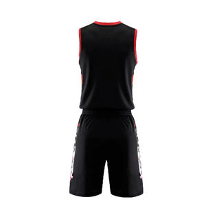 Ensembles d'uniformes de basket-ball personnalisés pour équipes – Conception sur mesure, vente en gros, haute qualité, séchage rapide, 100 % polyester, antibactérien, respirant - Product Image 3