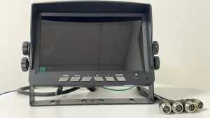 TV 7-inch tất cả-trong-một điện thoại di động <span class=keywords><strong>DVR</strong></span> Xe Màn hình 4CH AHD 960P video & Quad hiển thị - Product Image 4