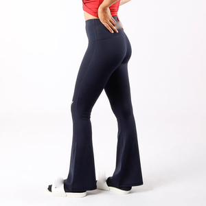 Leggings décontractés pour femmes à taille haute, extensibles, doux, à taille élastique, longueur totale, leggings unis, coupe slim, extensibles - Product Image 3