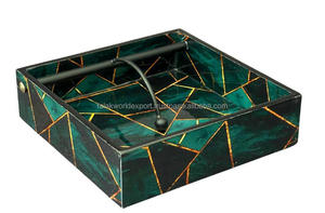 Porta Servilletas de Diseño Clásico para Decoración del Hogar, Impreso, Ecológico, con Logotipo Personalizado, Caja de Madera para Servilletas, para Fiestas y Eventos, Falak World - Product Image 4