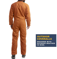 Overoles de Trabajo Impermeables de Alta Visibilidad para Hombre de QUICK WAY INDUSTRIES, Overol de Manga Larga con Aislamiento, Certificado Oeko-Tex