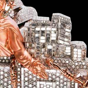 Collar Personalizado con Nombre en Letras, con Incrustaciones de Moissanita, Plata de Ley 925, Estilo Hip Hop, Joyería Fina de Lujo, Certificado GRA, Unisex - Product Image 1