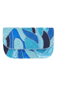 Bolso de mano rosa de diseñador para mujer 100% bordado de cuentas hecho a mano bolso de sillín sostenible ecológico HUSSAIN CARFTS algodón - Product Image 2