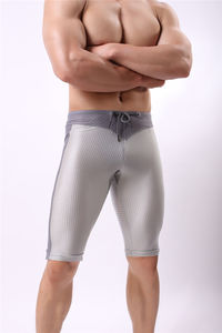 Pantalones cortos ajustados para hombre Fitness Gym Running Sports Pantalones cortos de compresión de secado rápido Pantalones cortos de compresión de cintura alta para correr - Product Image 2