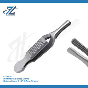 Dieffenbach serrefine Bulldog CLAMP 5.7cm ฟันเลื่อยตรงคุณภาพสูงสแตนเลส - Product Image 2
