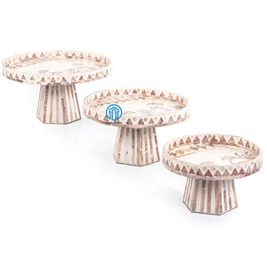 Lujoso encanto exquisitamente diseñado sofisticación para su decoración madre de perla soporte para pastel de chocolate de Vietnam - Product Image 5