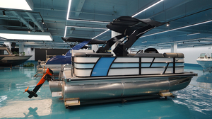 2025 kinocean S-16 sang trọng phao thuyền đánh cá 8-người nước giải trí thủ công 16ft sông du thuyền với thanh nhà vệ sinh & sofa để bán - Product Image 4