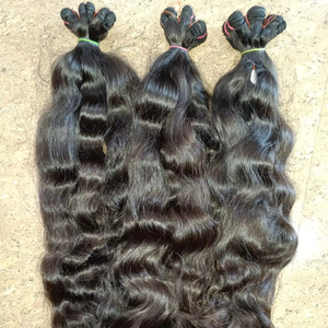 Proveedor indio de extensiones de cabello Remy virgen crudo en Chennai hechas de cabello humano - Product Image 1