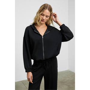 Felpa con Cappuccio e Zip a Maniche Lunghe in Tessuto Morbido ed Elastico da Donna GRIMELANGE <span class=keywords><strong>AMOURA</strong></span> - Product Image 2