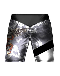 กางเกงขาสั้น MMA พิมพ์ลายล่าสุดสำหรับมวยและการฝึกอบรมวัสดุพรีเมี่ยม - Product Image 2