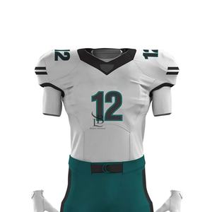 Uniforme de football américain pour hommes de haute qualité conçu sur mesure dernier style unisexe équipe porter des techniques imprimées courtes pour le sport - Product Image 3