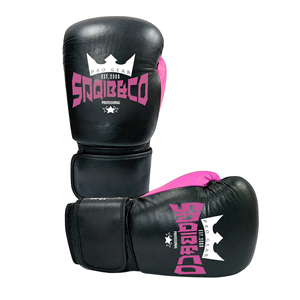 Guantes de boxeo de Entrenamiento Personalizados negros Mejor diseño Kickboxing MMA Guantes y guantes Muay Thai - Product Image 2