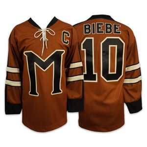 Jersey de hockey sobre hielo con cuello en V de diseño único, manga completa, 100% poliéster, duradero y sublimación, ropa de hockey sobre hielo - Product Image 5