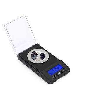 Balanza Digital Analítica Electrónica de Bolsillo de Alta Precisión, 50g 0.001g, con Tapa, Pantalla LCD Retroiluminada, Funciona con Batería - Product Image 1