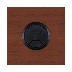 Alera Valencia Series Reversible Return/Bridge Shell 35 pulgadas. X 23.63 Pulgadas X 29.5 Pulgadas Cerezo Mediano - para Escritorios de Oficina - Product Image 5