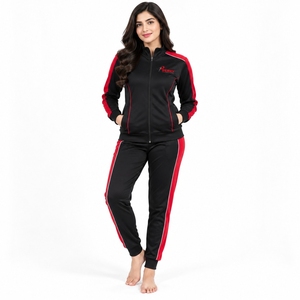 Comfortable Women <b>Tracksuit</b> Designed With Durable Material And Clean <b>Stitching</b> Providing Easy Movement Reliable Wear - Product Image 1