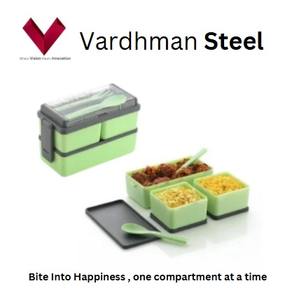 กล่องอาหารกลางวันพลาสติก3ช่องในราคาที่เชื่อถือได้ทำให้มื้ออาหารของคุณเป็นระเบียบสดใหม่และพร้อมที่จะไปกล่องเบนโตะสำหรับโรงเรียนวิทยาลัย - Product Image 2