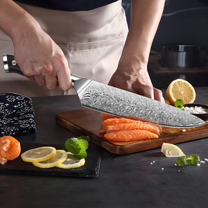 Vente en gros de commandes en gros personnalisées OEM ODM Service Couteau de chef japonais Couteaux de cuisine multi-usages en acier inoxydable pour trancher - Product Image 4