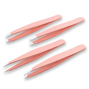 แหนบคิ้วสีที่มีความแม่นยำทำจากเหล็กอุปกรณ์เสริมความงามตามสั่ง - Product Image 2