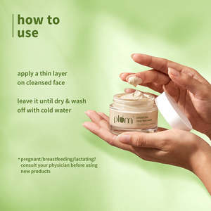 มาส์กโคลนชาเขียวสำหรับผิวมันและเป็นสิวง่าย ผสมไข่มุก โสม และวิตามินซี - Product Image 1