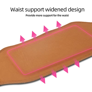 Cinturón de Fitness para Soporte de Espalda, Levantamiento de Pesas, Entrenamiento de Potencia, Cinturón de Gimnasio de Cuero Sintético para Levantamiento de Pesas - Product Image 4