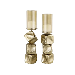 Bougeoir en métal moderne de luxe Décoration élégante de la maison Styliste Lightning Design pour mariage Noël Tous les jours Occasions spéciales - Product Image 2