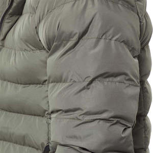 Veste bomber matelassée en toile épaisse pour homme avec col montant et logo frontal, coupe-vent, décontractée, pour l'extérieur - Vente en gros - Product Image 6