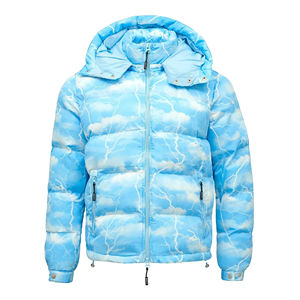 2025 OEM conception personnalisée vestes pour hommes 100% brillant polyester épais rembourré veste d'hiver Streetwear doudoune style bulle chaude - Product Image 4