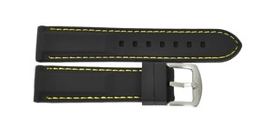 Bracelet de montre intelligent unisexe JD003 noir YS Sport en silicone avec boucle en acier inoxydable, souple et réglable, pièce de rechange pour montre - Product Image 5