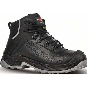 Safety Shoes Construction Lace-up Steel Toe Leather Upper Anti Smashing Stride Size 42 Black S3S CI SC LG FO SR EN - Product Image 1