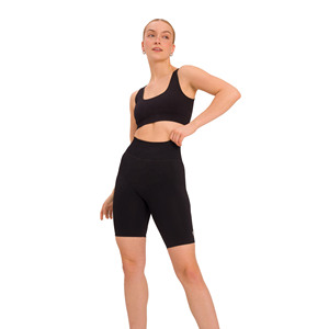 Sujetador deportivo sin costuras con relleno acanalado de alto impacto para mujer, conjuntos cortos de yoga para mujer, nuevo diseño en stock - Product Image 1