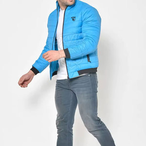 Custom Style Nylon / Polyester Made Puffer Jacket Wholesale Price Long Sleeves Men Winter Jacket - Product Image 5