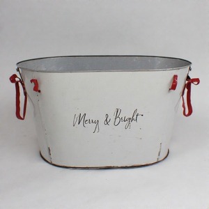 Maceta de estilo vintage Pine Frost para jardines de Navidad al aire libre hecha a mano en metal para una elegante vegetación de invierno y exhibiciones festivas - Product Image 6