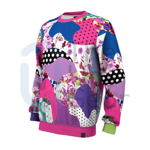 Sudaderas personalizadas al por mayor, jersey de manga larga para hombre, Tops de cuello redondo de gran tamaño, Tops activos para exteriores, proveedor de ropa de calle OEM - Product Image 5