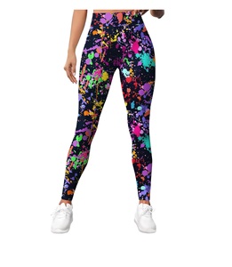 Leggings Deportivos de Cintura Alta para Mujer, Sublimados Personalizados, Pantalones de Yoga, Compresión, Fitness, Ropa Deportiva - Product Image 2