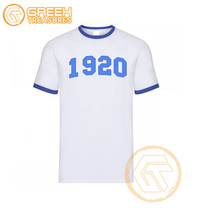 Wholesale Customized Zeta Phi Beta Cotton T-Shirt High Quality Sorority Apparel Women Fraternity All Seasons <b>Plain</b> Dyed - Product Image 6
