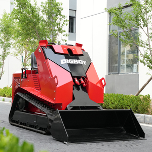 Tùy chỉnh Mini quốc tế <span class=keywords><strong>1000kg</strong></span> Skid chỉ đạo <span class=keywords><strong>CE</strong></span> động cơ diesel bánh xe bánh xích theo dõi <span class=keywords><strong>loader</strong></span> với 4 trong 1 xô và chỗ ngồi - Product Image 2