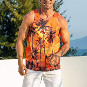 Débardeur Homme Respirant de Haute Qualité à Sublimation, Faible MOQ, Séchage Rapide, Écologique, Coton/Polyester, Coupe Ajustée, Vêtement de Fitness - Product Image 5